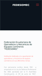 Mobile Screenshot of fedesomec.com