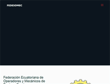 Tablet Screenshot of fedesomec.com